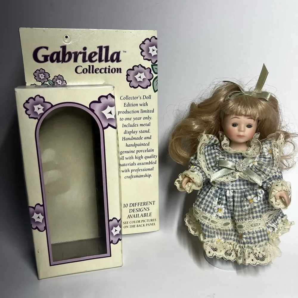 Vintage 1998 Gabriella Collection Porcelain Doll 6